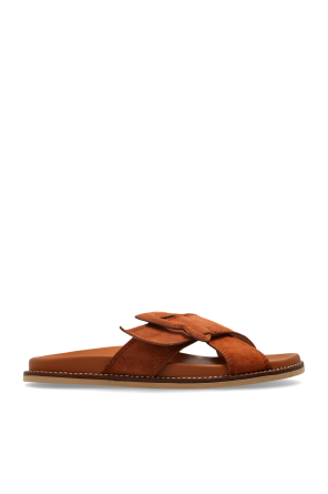 サンダル SAINT LAURENT Saint Laurent Flip Flops Men Leather Brown Saint Laurent Sandals Men Leather Brown | B-Exit – B-Exit
